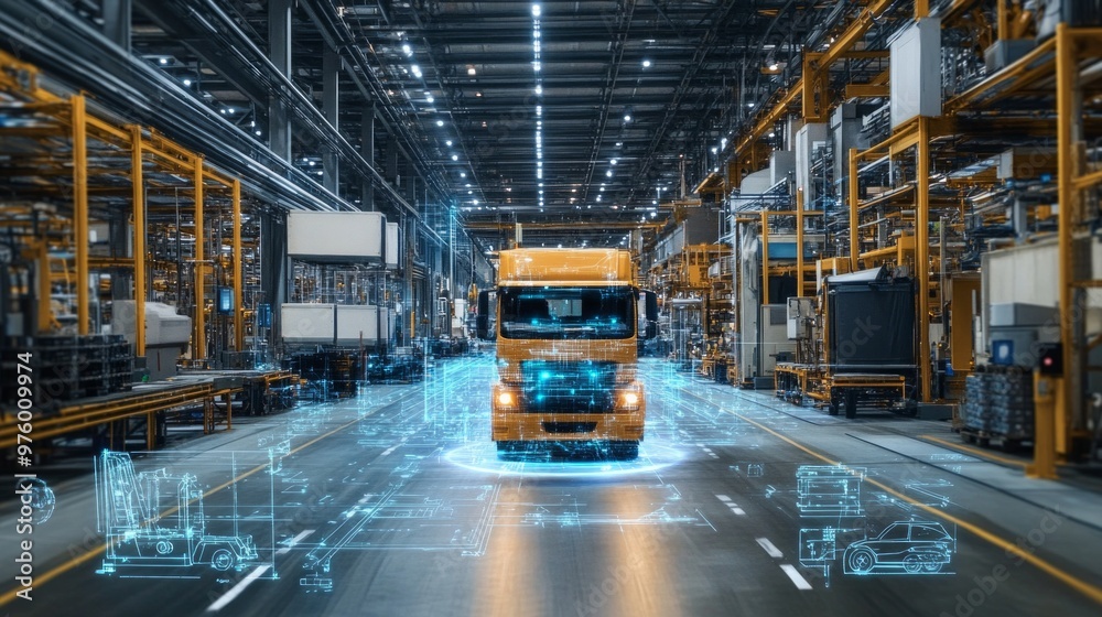 داشبورد هوش مصنوعی برای پیش‌بینی تقاضا در سیستم FactoryLogistics