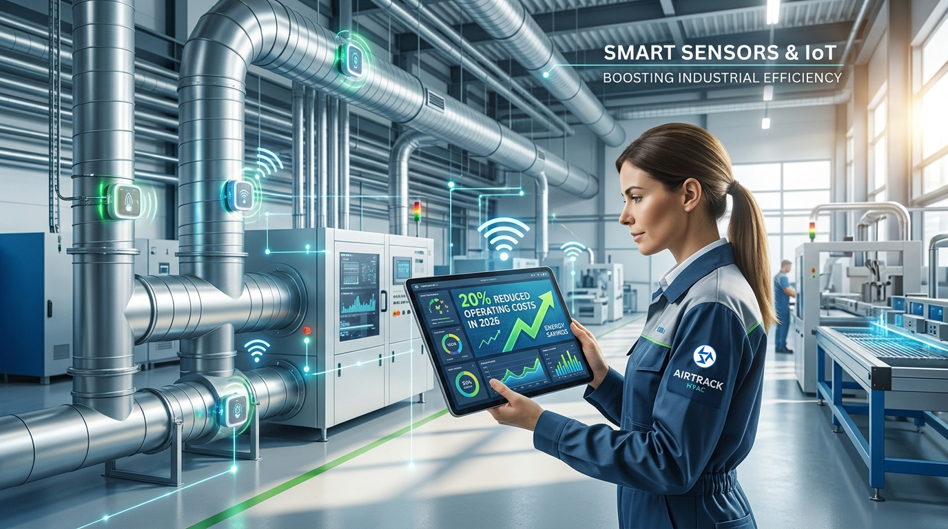 حسگرهای هوشمند IoT برای جمع‌آوری داده در تجهیزات صنعتی