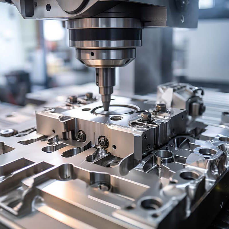 دستگاه CNC ماشینکاری در خط تولید دقیق