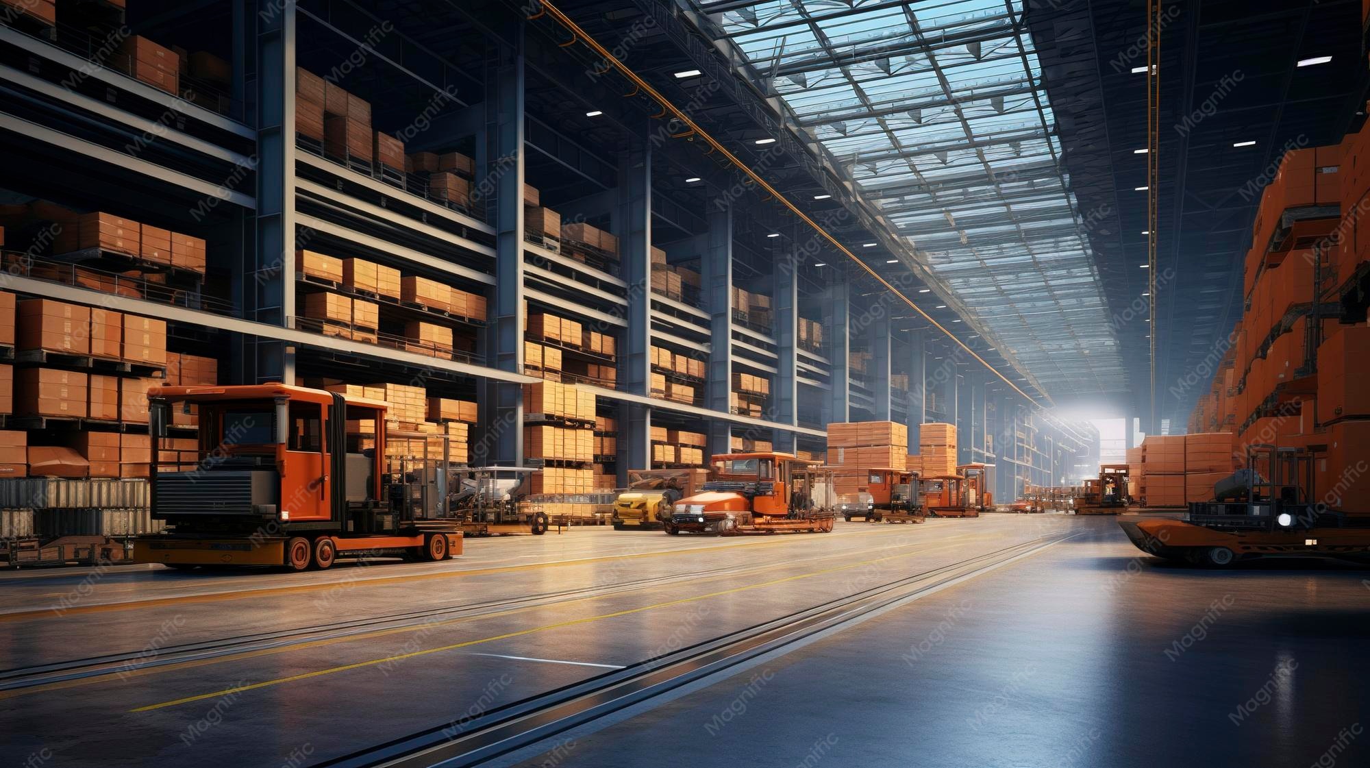 طراحی بهینه فضای انبار و خطوط تولید در کارخانه FactoryLogistics