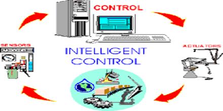 نمودار سیستم کنترل هوشمند با حسگرها و پردازش داده در یک کارخانه صنعتی