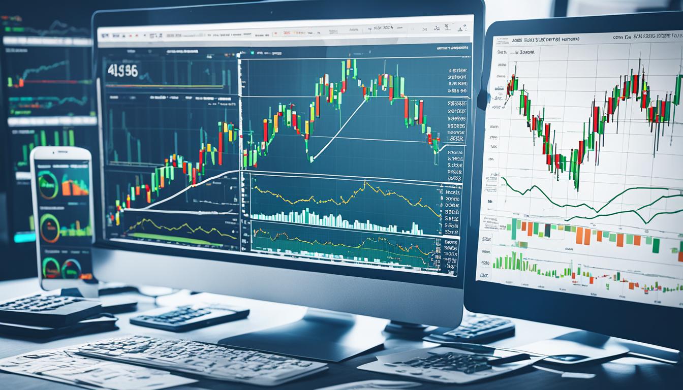 نمودار مدیریت ریسک در معاملات روزانه با نشان دادن نقاط توقف ضرر و سود