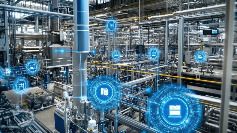 سیستم نظارت هوشمند کارخانه با واقعیت افزوده برای مدیریت فرآیندهای تولیدی