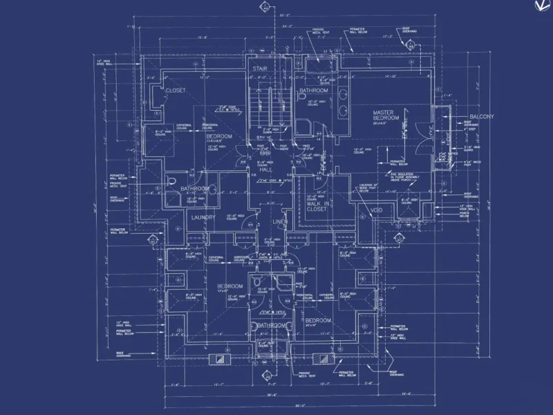 آموزش اصول نقشه‌خوانی ساختمان Blueprint