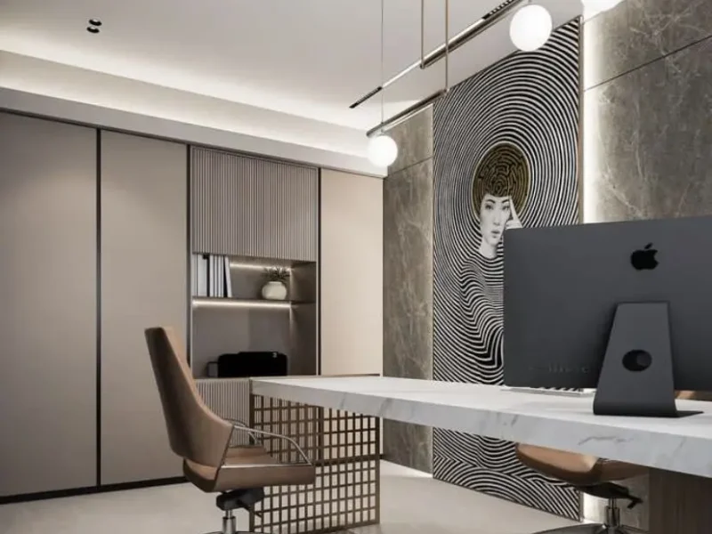 آموزش طراحی دفتر کار مدرن ModernOffice