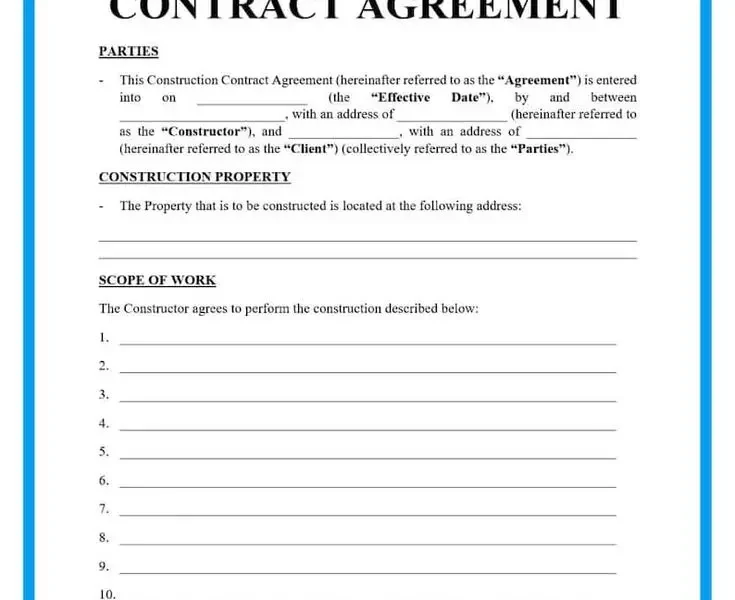 خدمات مدیریت پیمان ساختمان ContractorManagement