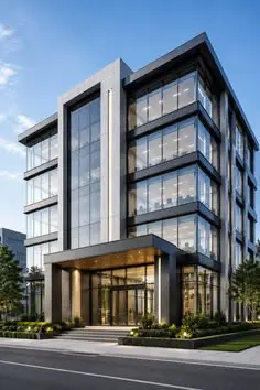 طراحی و اجرای ساختمان اداری OfficeBuilding