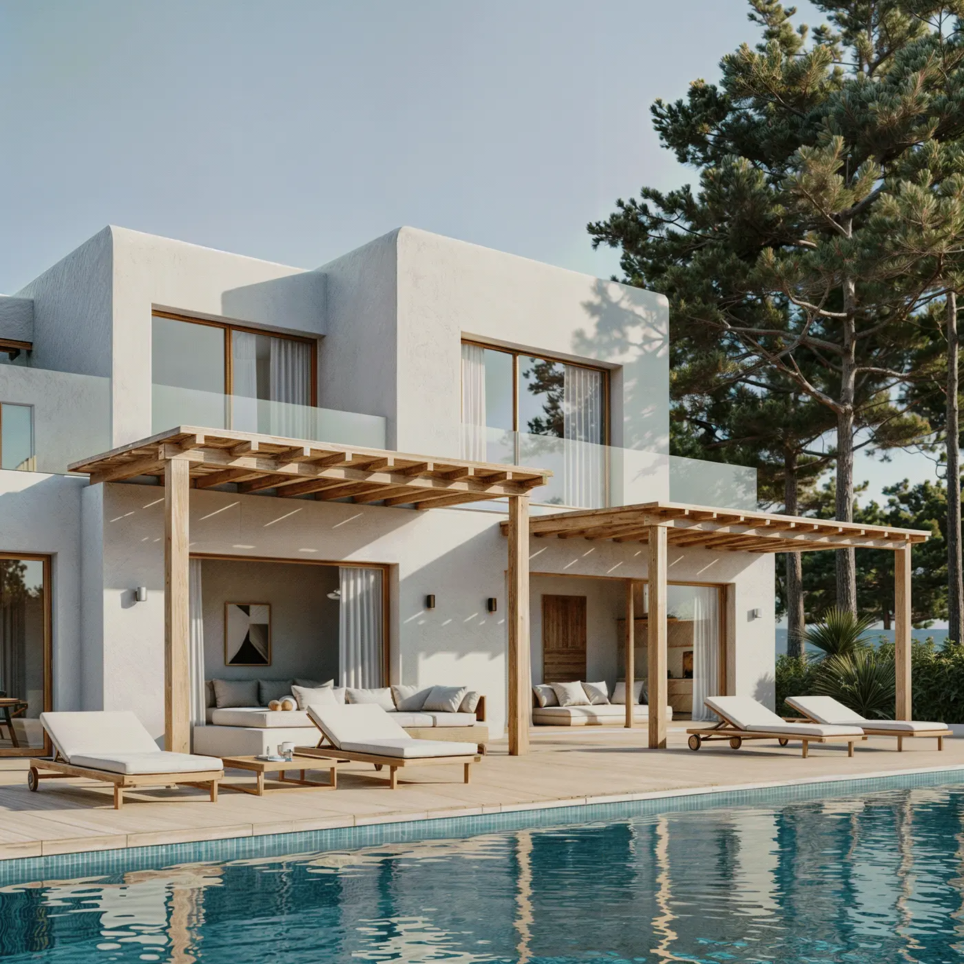 نمونه طراحی داخلی ویلایی با استفاده از مصالح باکیفیت