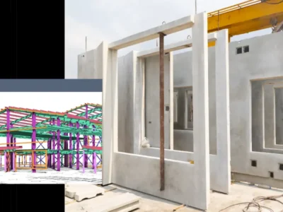اجرای دیوارهای پیش‌ساخته PrefabWalls