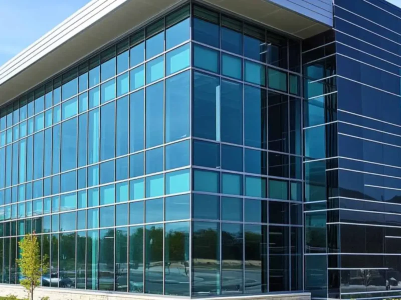 خدمات اجرای نمای شیشه‌ای GlassBuilding