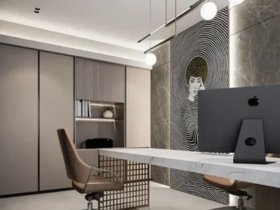 آموزش طراحی دفتر کار مدرن ModernOffice
