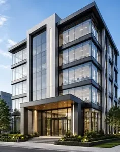طراحی و اجرای ساختمان اداری OfficeBuilding